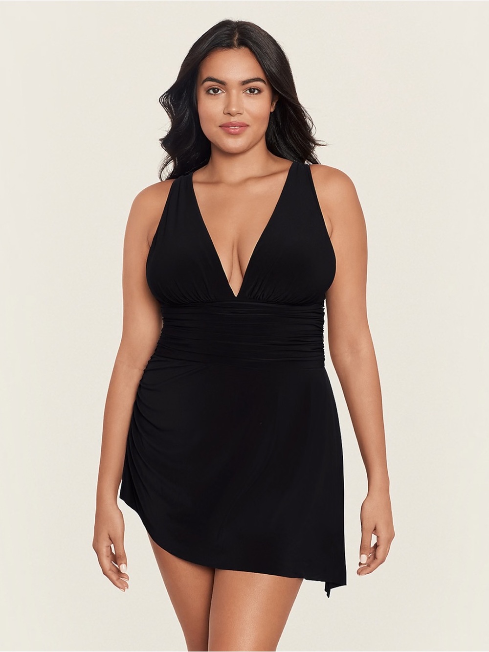 Magicsuit Celine Swim Dress Size 16 Black Tummy Control One Piece Swimsuit